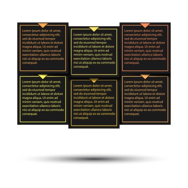 Kağıt ilerleme adımları için özel öğretmen. Vektör çizim