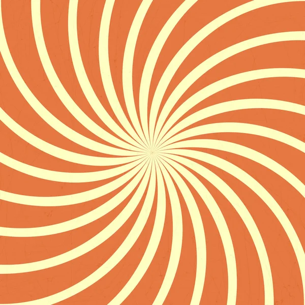 Orange spiral vintage — Stock vektor