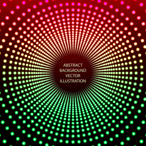 Illumination abstract background. Vector Illustration
