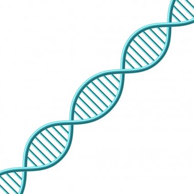 DNA sembolü. Vektör çizim