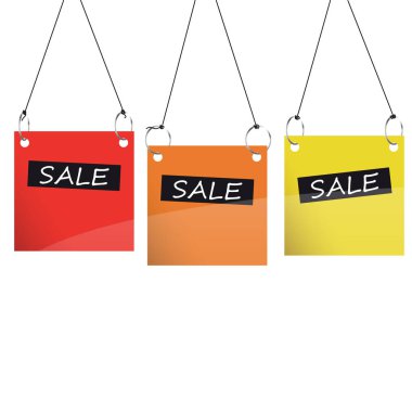 Satış afiş tasarım öğesi