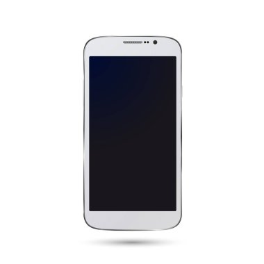 Smartphone tasarım öğesi. Vektör çizim.