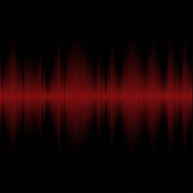 Dijital ekolayzer. vektör çizim