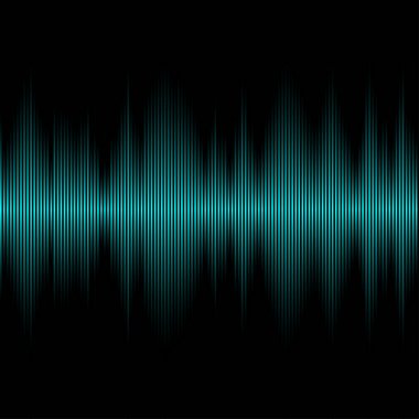 Dijital ekolayzer. vektör çizim