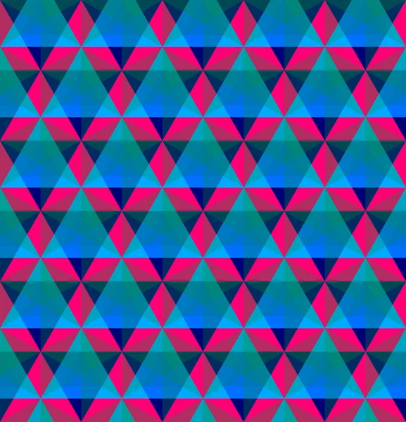 Triangulära geometriska sömlösa mönster — Stock vektor