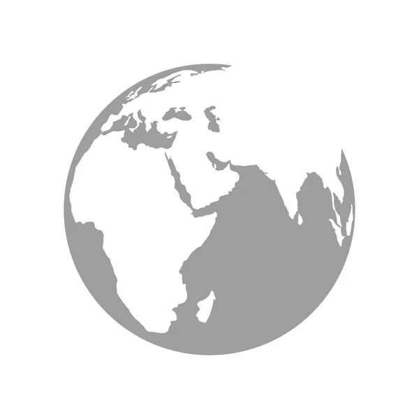 Logo de la Tierra para su negocio. Ilustración vectorial — Archivo Imágenes Vectoriales