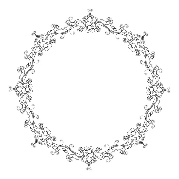 çiçek süsleme çerçeve çelenk