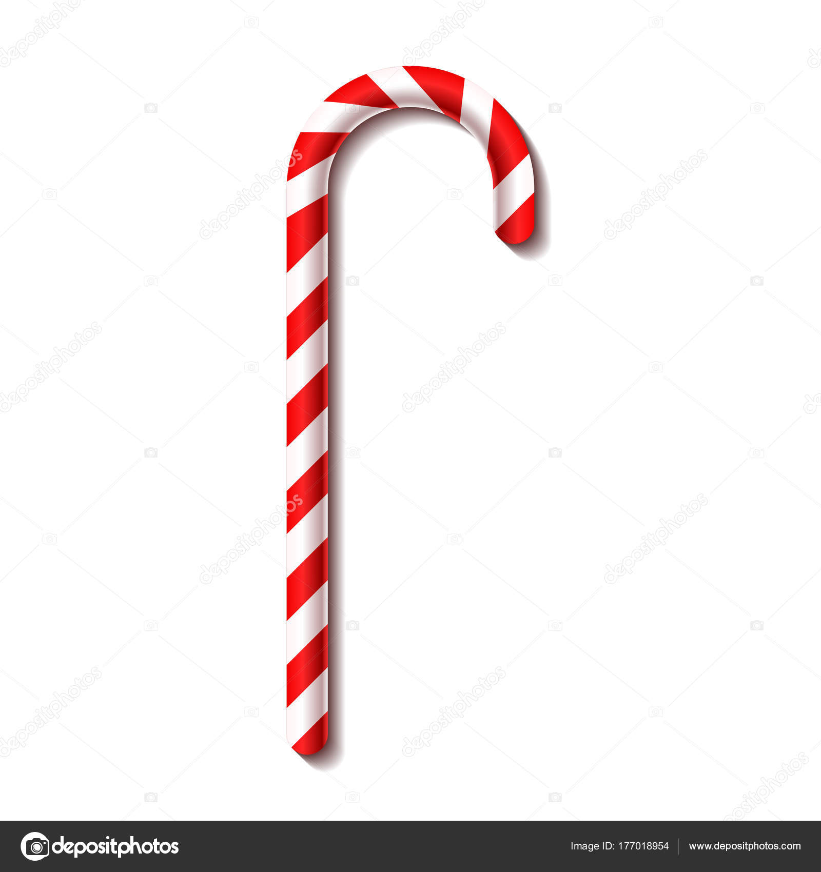 Christmas candy, Stock vector