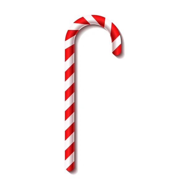 Christmas Candy Cane. New Year. Vector Illustration — Stock Vector