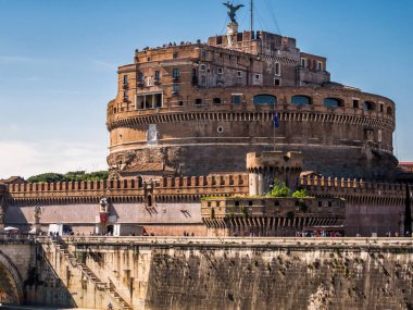 Castel Sant'Angelo, kale Kutsal Meleğin Roma, İtalya