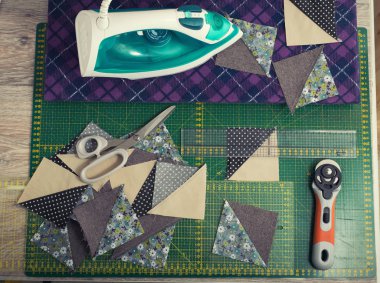öğretim patchwork yastık
