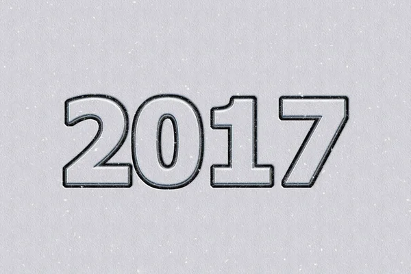 С Новым годом 2017 — стоковое фото