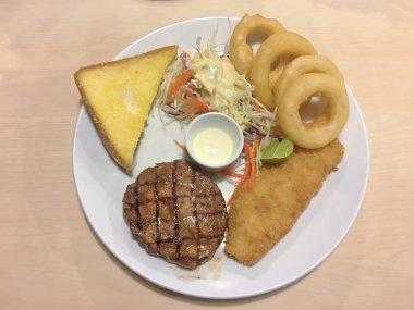 Set domuz eti biftek