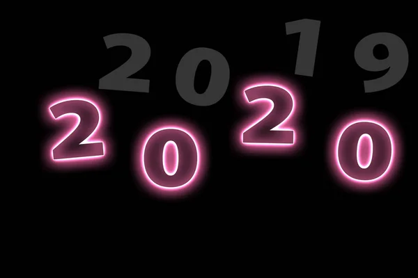 Nya året konceptet 2020 — Stockfoto