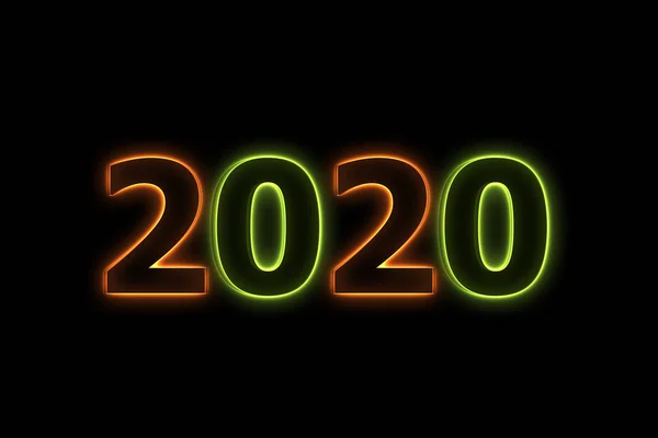 Concepto de Año Nuevo 2020 — Foto de Stock