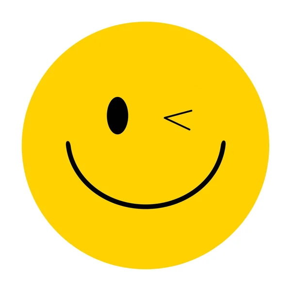 Smiley glad ansikte — Stockfoto