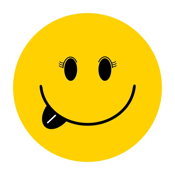 Uśmiechnięta szczęśliwa twarz — Zdjęcie stockowe