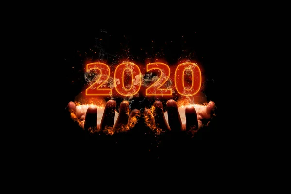 Concepto de Año Nuevo 2020 — Foto de Stock