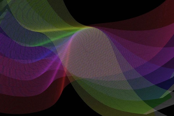 Abstracte meerkleurencurve — Stockfoto