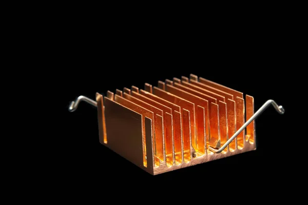 Dissipador Calor Cobre Para Liberar Calor Chipset — Fotografia de Stock