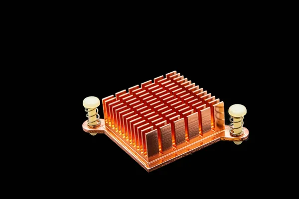 Dissipatore Calore Rame Rilasciare Calore Dal Chipset — Foto Stock