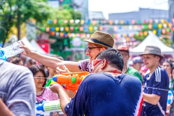 Siam Square Bangkok Thailand Apr 2019 Short Action People Joins — Stock Photo, Image