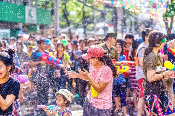 Siam Square Bangkok Tailandia Abril 2019 Acción Corta Gente Une — Foto de Stock
