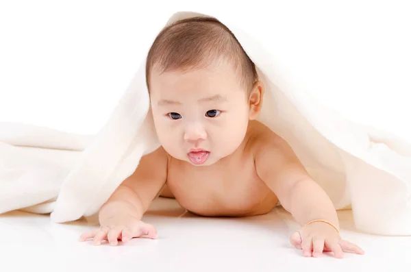 亚洲婴儿的肖像 — 图库照片