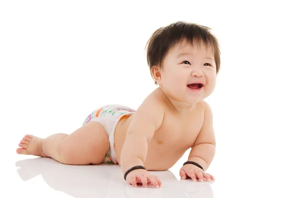 Cheerful asian baby — Stock Photo, Image