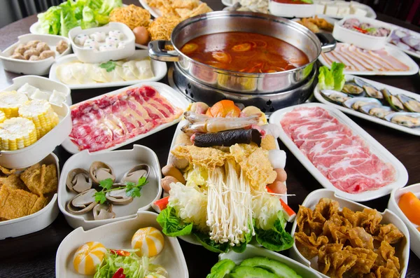 Hot pot feast — Stock Photo, Image