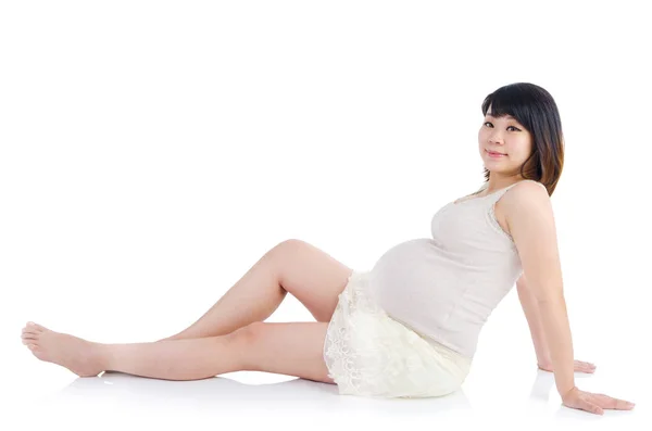 Asiatique enceinte femme — Photo