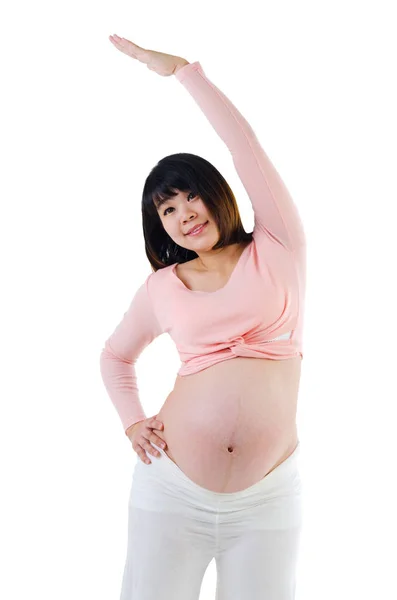 Asyalı hamile kadın — Stok fotoğraf
