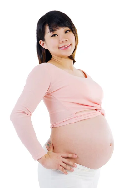 Asiatique enceinte femme — Photo