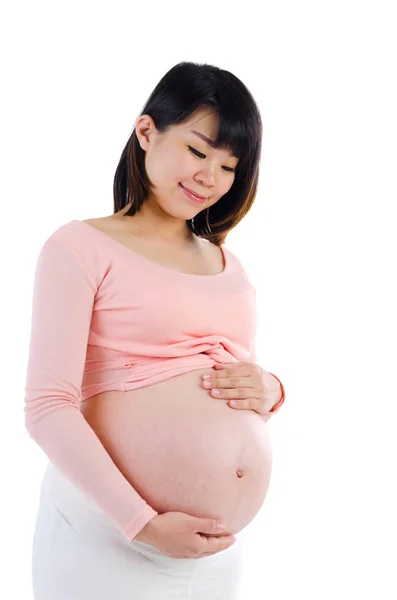 Asian pregnant woman Royalty Free Stock Photos