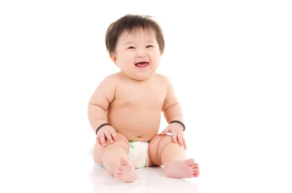 Cheerful asian baby — Stock Photo, Image