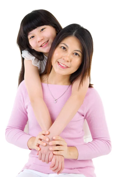 Asyalı anne ve kızı — Stok fotoğraf