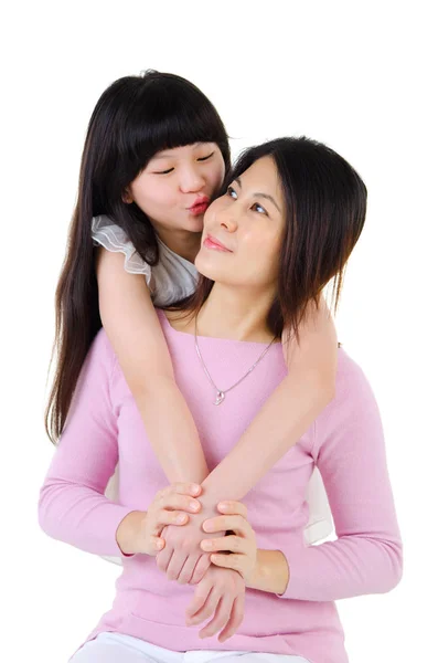 Asijské matka a dcera — Stock fotografie