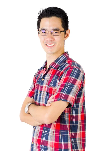 Kendine güvenen Asyalı adam