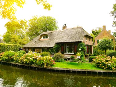 Giethoorn, Hollanda'nın güzel manzara