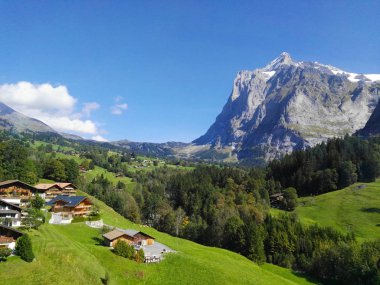 Grindelwald manzara, İsviçre