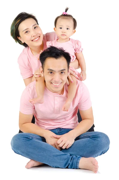 Beautiful asian family — Stock Photo, Image