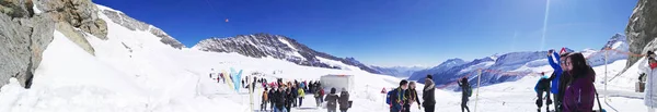 Panaroma vista di Jungfraujoch, Svizzera — Foto Stock