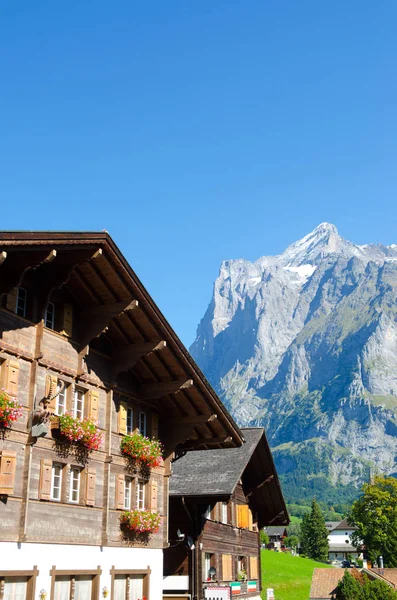 Na šířku Grindelwald, Švýcarsko — Stock fotografie