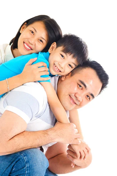 Indoor Ritratto Famiglia Asiatica — Foto Stock