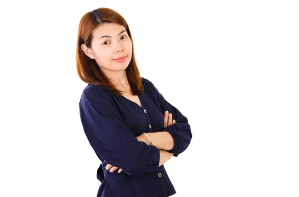 Portret Van Een Zelfverzekerde Aziatische Vrouw — Stockfoto