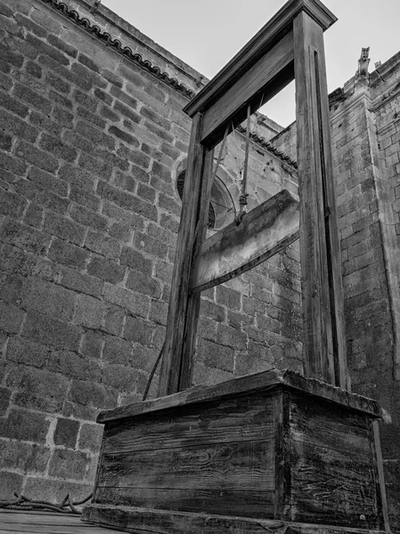 Doodstraf: de guillotine — Stockfoto