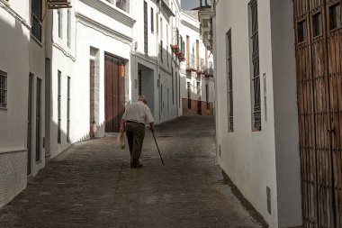 Andalusia herhangi bir kasabada tipik Caddesi