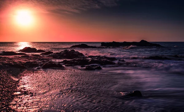 Sunrise on the Sunshine Coast, Spain . — стоковое фото