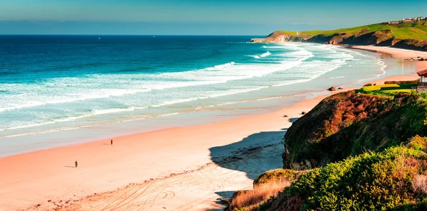 Meron beach.San Vicente de la Barquera. — Stock fotografie