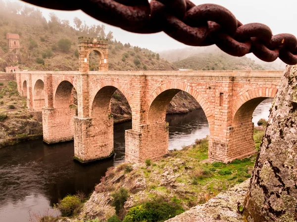 Ponte romano di Alcantara — Foto Stock